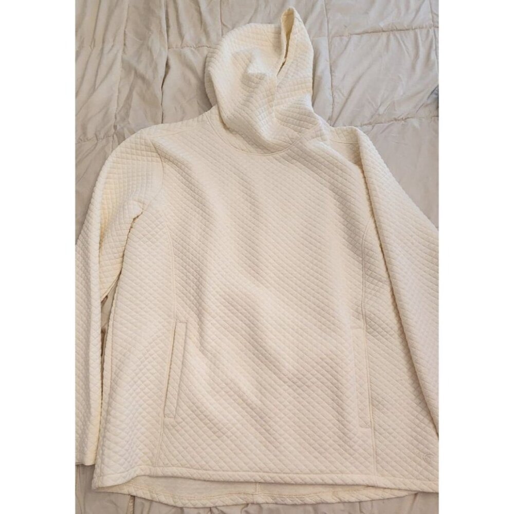 Zyia active cream quilted hoodie xxl